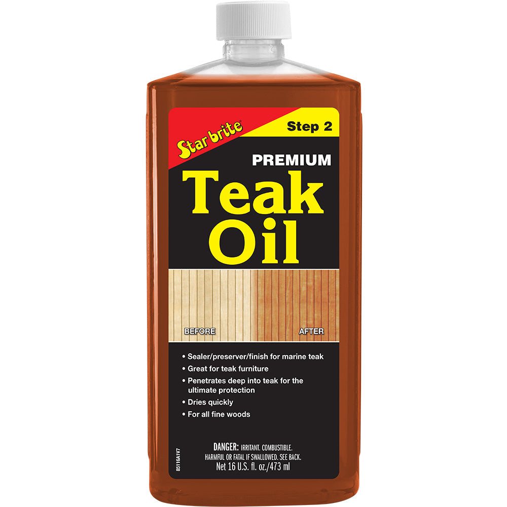 Star brite 85116 Premium Golden Teak Oil - 16 oz