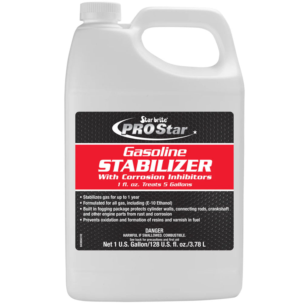 Star brite 84300 PRO Star Gas Stabilizer w/Corrosion Inhibitors - 1 Gallon
