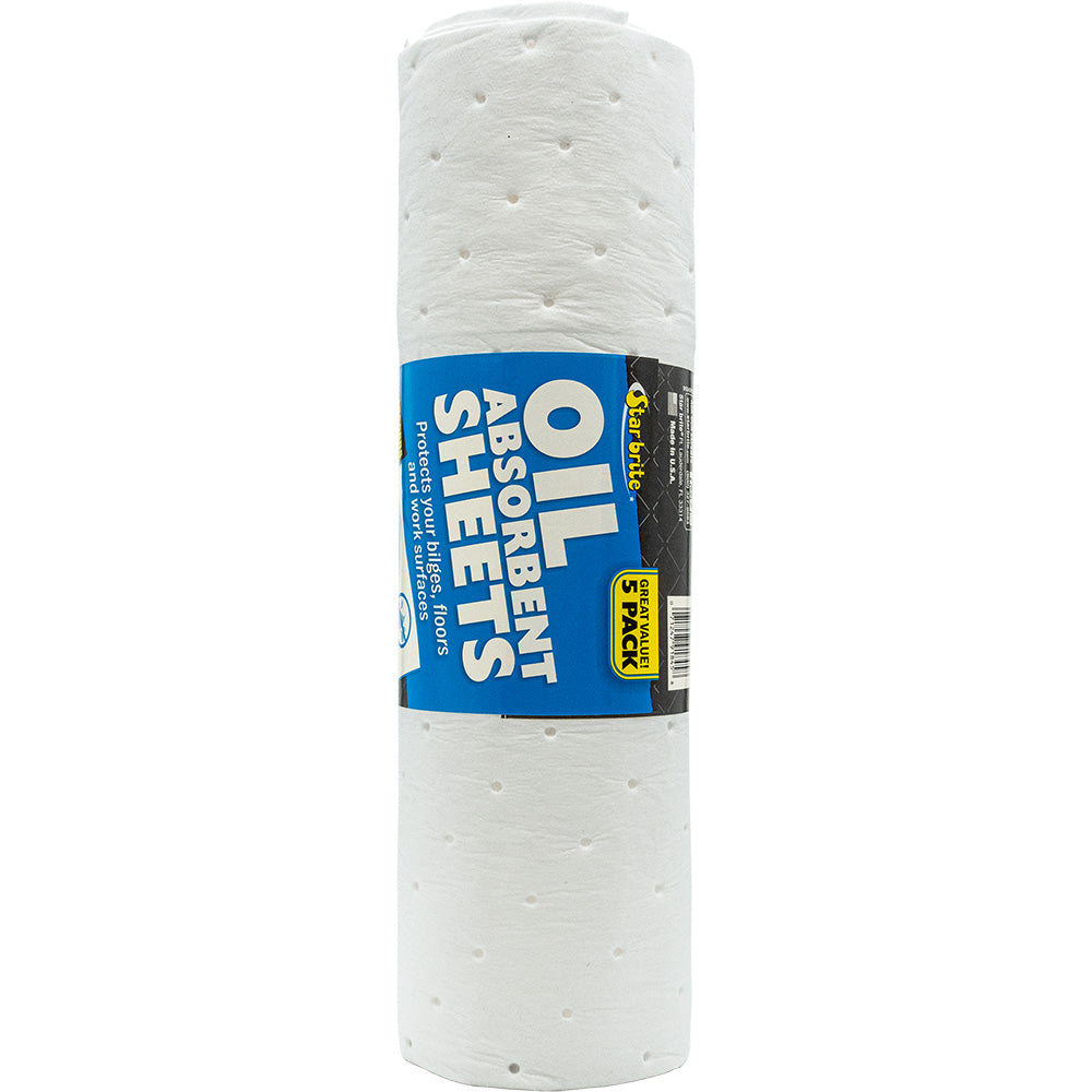 Star brite 91845 High-Efficiency Oil Absorbent Sheets *5-Pack