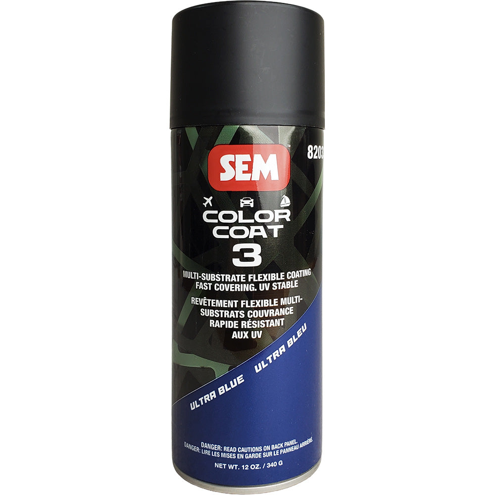 SEM 82033 Color Coat 3 - Ultra Blue - 12 oz