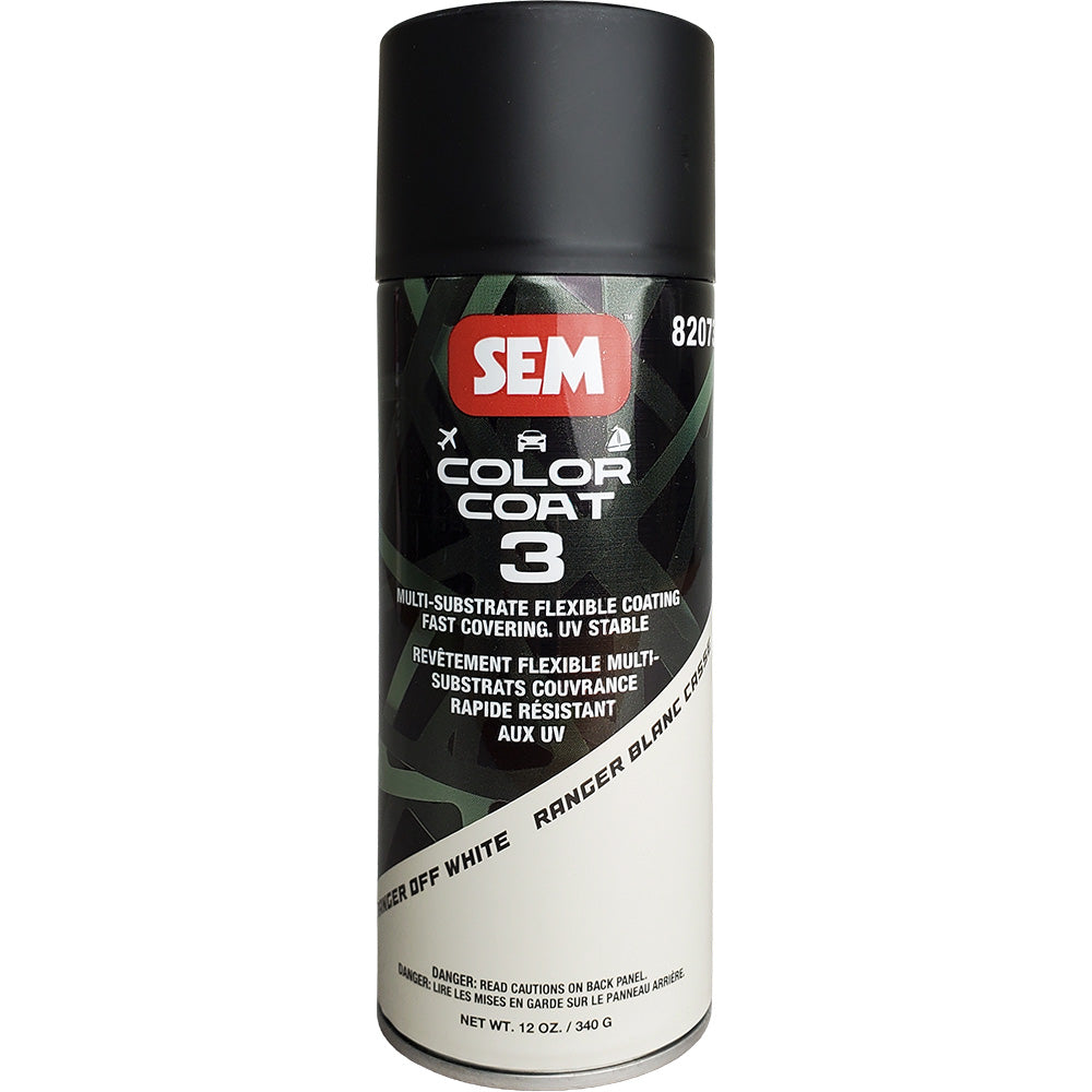 SEM 82073 Color Coat 3 - Ranger Off-White - 12 oz