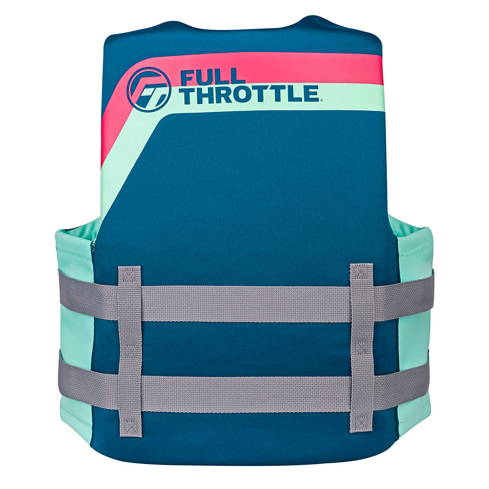 Full Throttle 142100-505-050-27 Adult Rapid-Dry Life Jacket - L/XL - Aqua