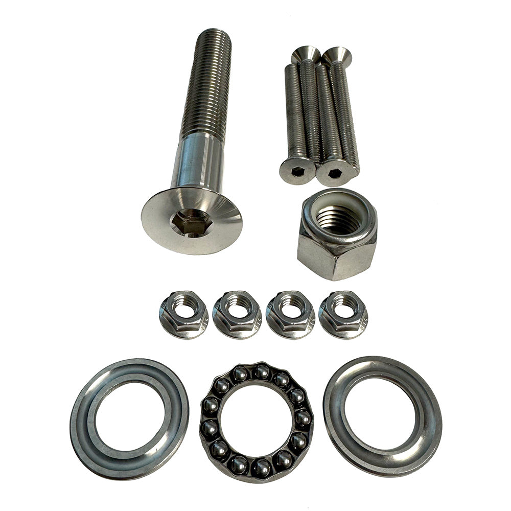 Sea Swivel SEA-HDM-HARDWARE-KIT Replacement Mount Hardware Kit w/5" Main Bolt, Nut, Bearing, 4-Bolt Package of Mounting Hardware