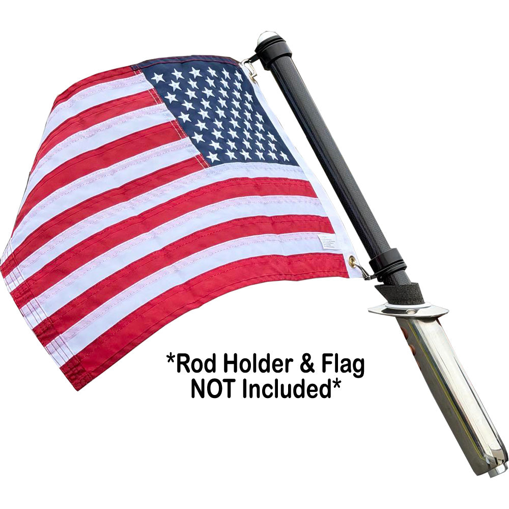 TACO FP-0125-CF24 Carbon Fiber Flag Pole w/J-Lock System - 26"