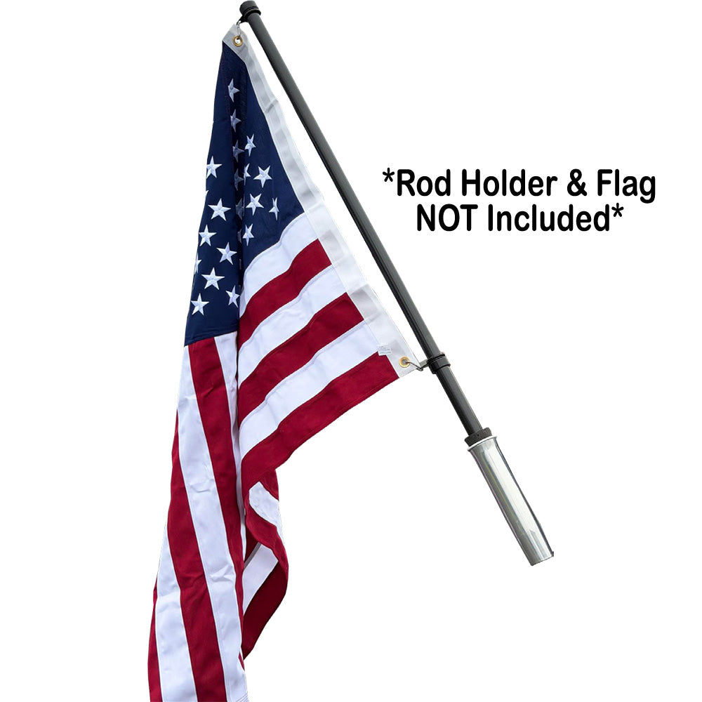 TACO FP-0125-CF54 Carbon Fiber Flag Pole w/J-Lock System - 54"