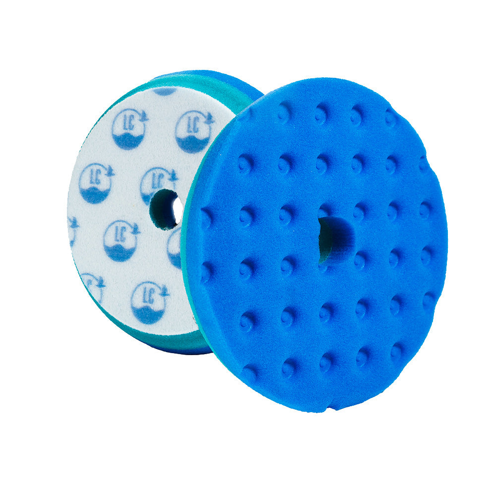 Lake Country ML-93550-CCS-LC Marine Blue Polishing Foam Pad w/CCS Technology - 5.5 x 1"