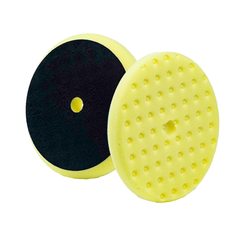 Lake Country PR-54800-CCS-LC Yellow Foam Cutting Pad w/CCS Technology 8" x 1 1/4"