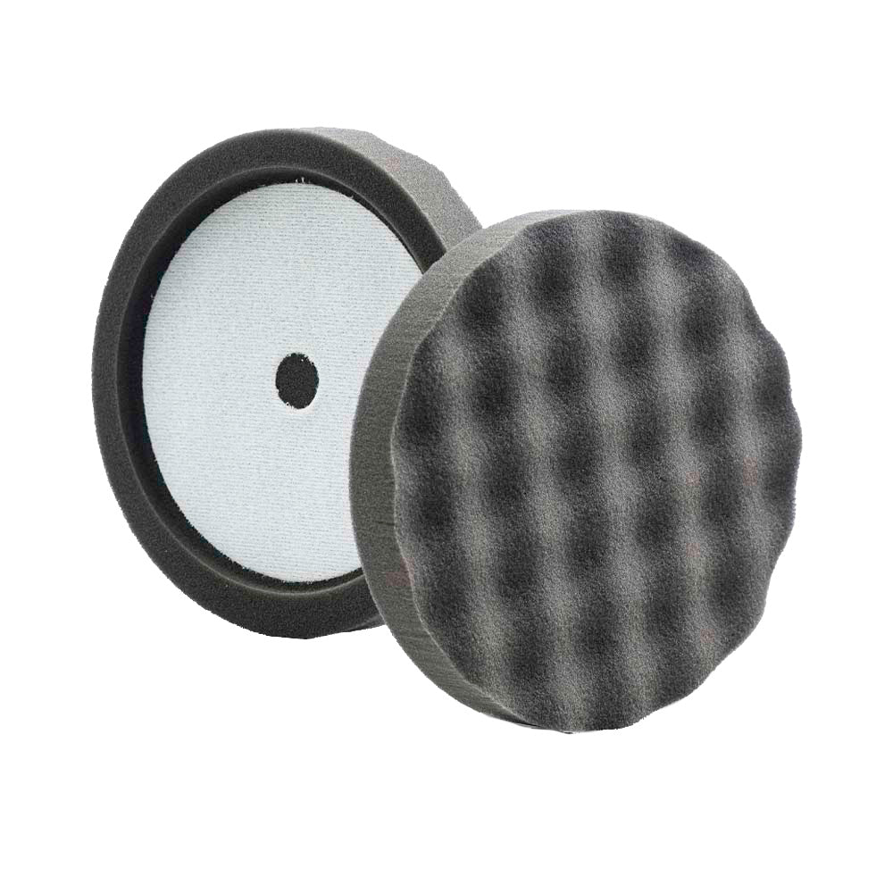 Lake Country WP-76800-LC Black Finishing Waffle Pro Recessed Pad 8" x 1.5"