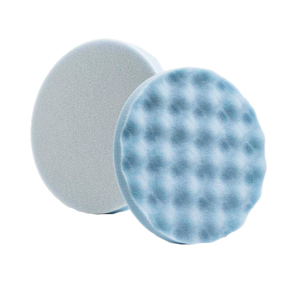 Lake Country WP-92800-LC Blue Waffle Pro Finessing Foam Pad 8" x 1.5" *2-Pack