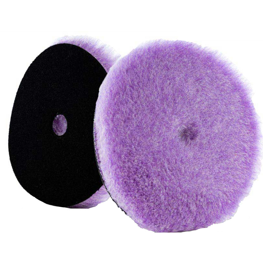 Lake Country 58-3255-1-LC Purple Foamed Wool Buffing/Polishing Pad 5.5" x .75"