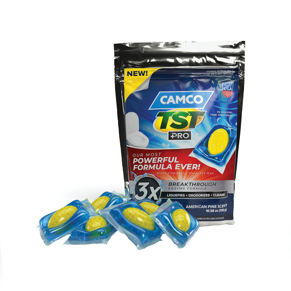 Camco 41770 TST Pro RV Holding Tank Treatment Drop-Ins - American Pine *10-Pack