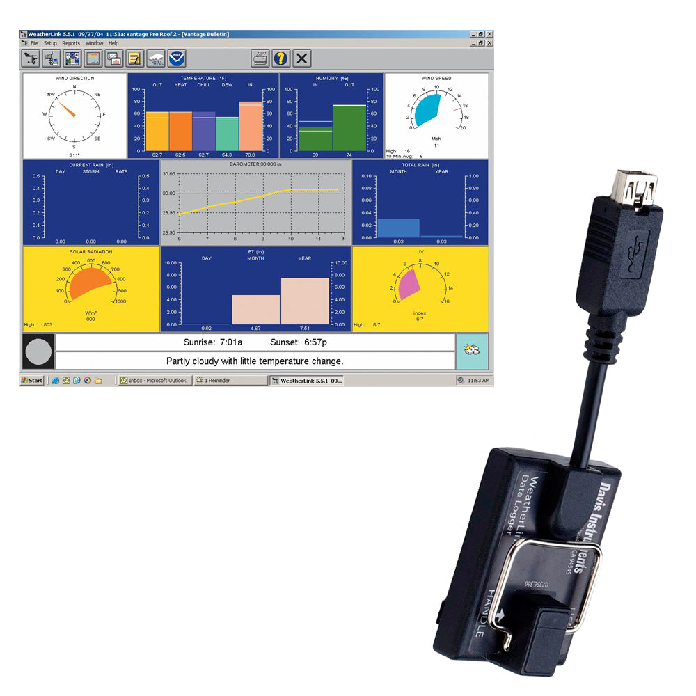 Davis 6510USB WeatherLink f/Vantage Pro2 & Vantage Vue