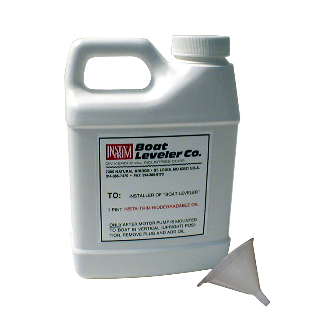 Boat Leveler 12612 Oil & Funnel Kit