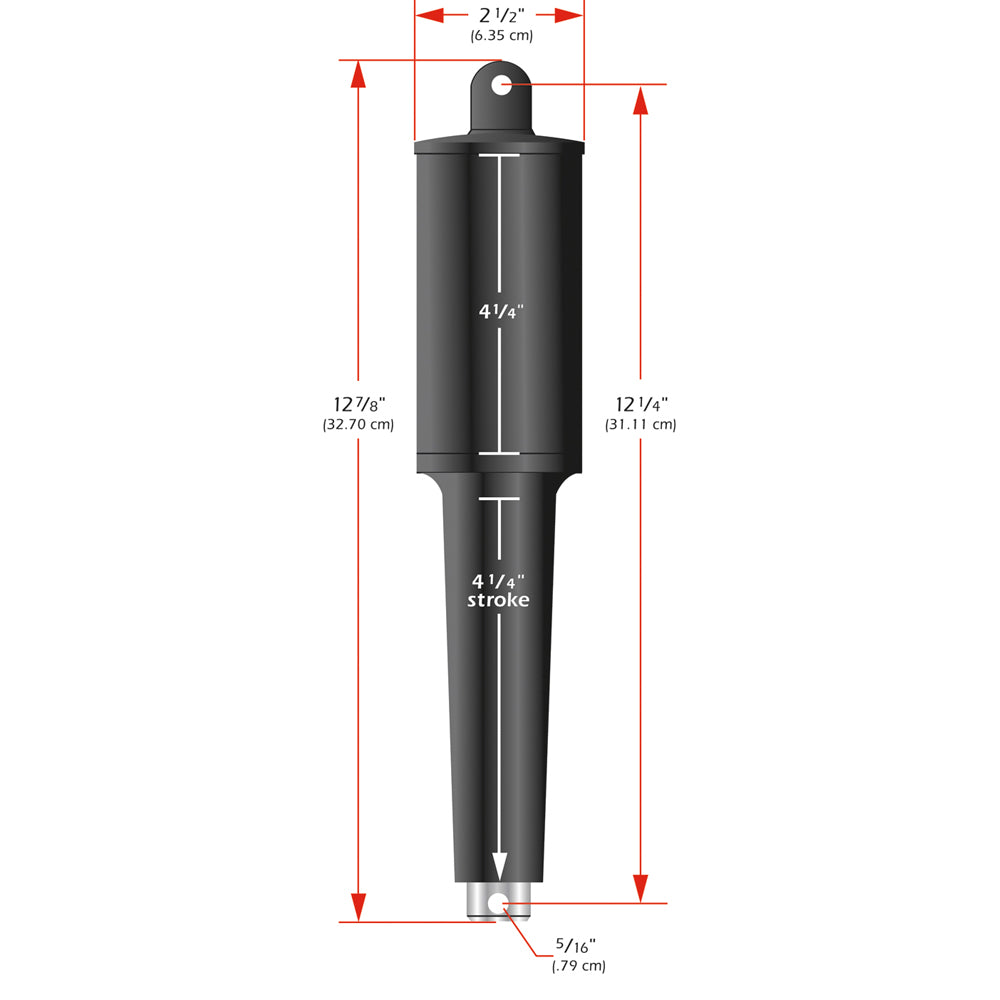 Lenco 15060-001 102XD Extreme Duty Actuator - 12V - 4-1/4" Stroke