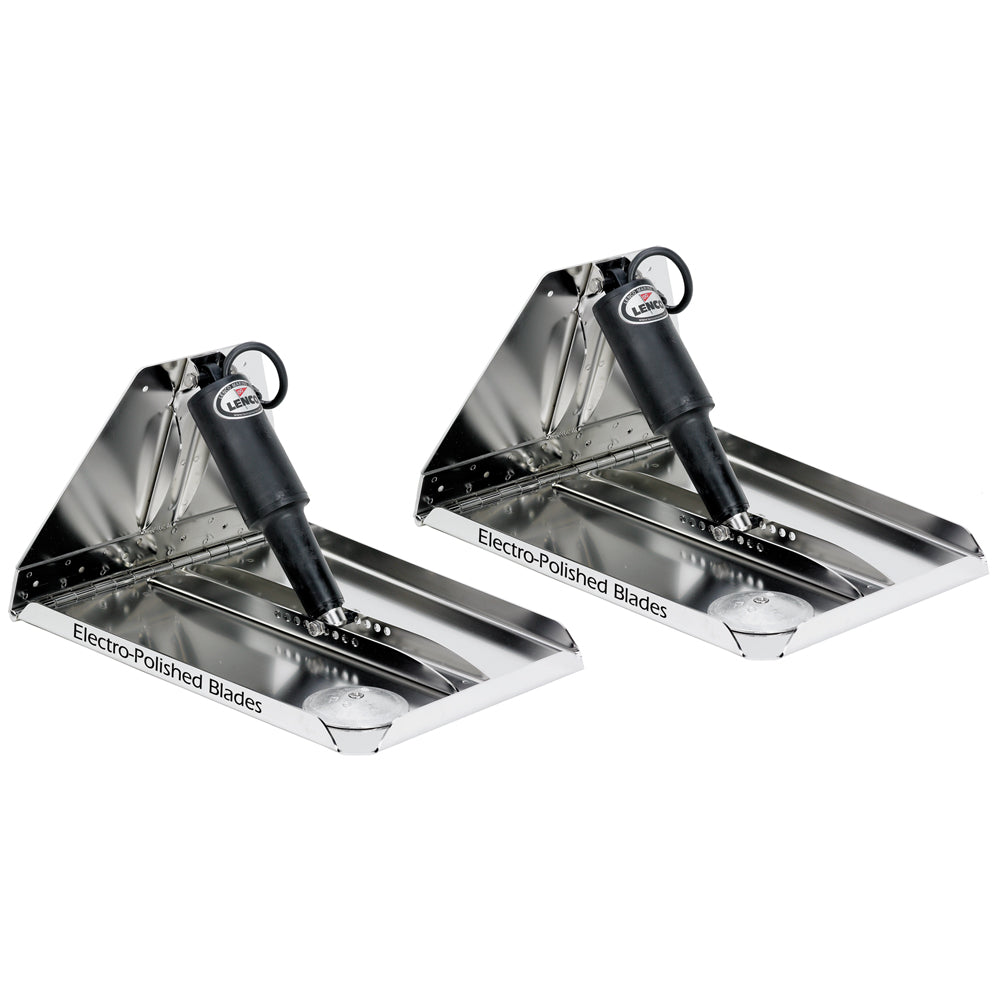 Lenco 15044-101 18" x 14" Heavy Duty Performance Trim Tab Kit w/o Switch Kit 12V