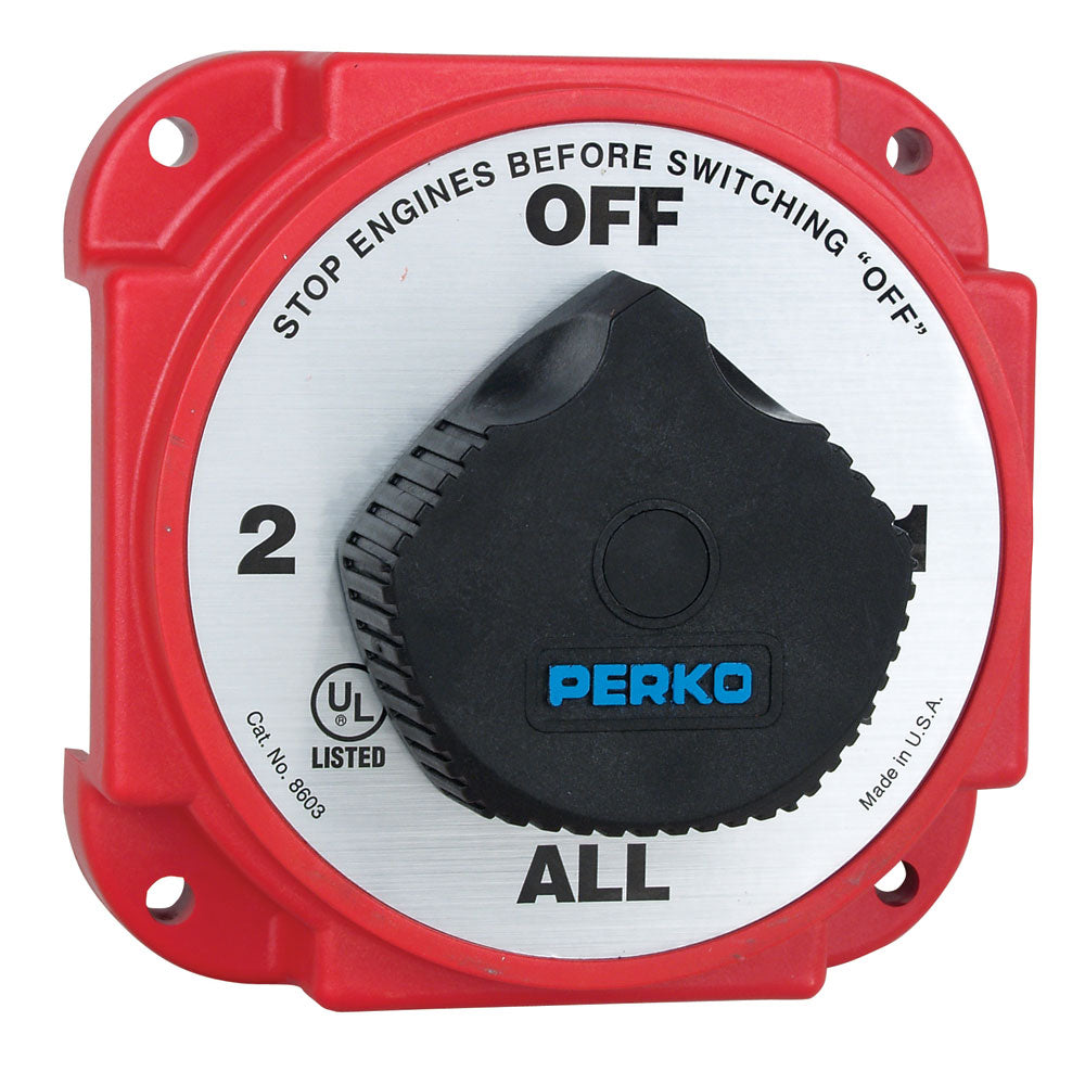 Perko 8603DP Heavy Duty Battery Selector Switch w/Alternator Field Disconnect