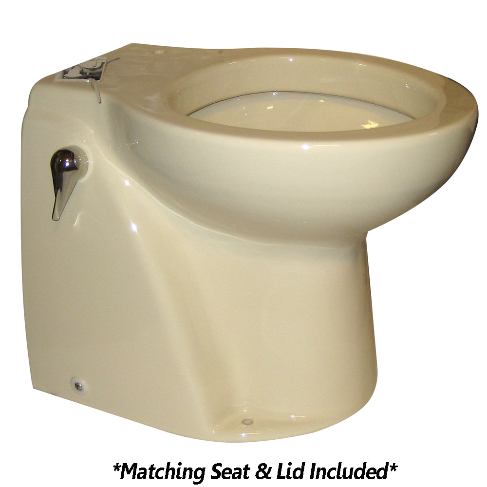 Raritan AVHAR01203 Atlantes Freedom w/Vortex-Vac - Household Style - Bone - Remote Intake Pump - Smart Toilet Control - 12v