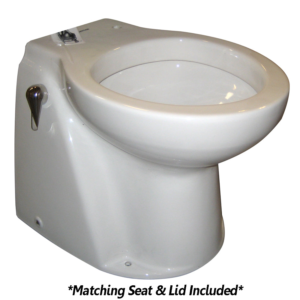 Raritan AVHWF01203 Atlantes Freedom w/Vortex-Vac - Household Style - White - Freshwater Solenoid - Smart Toilet Control - 12v