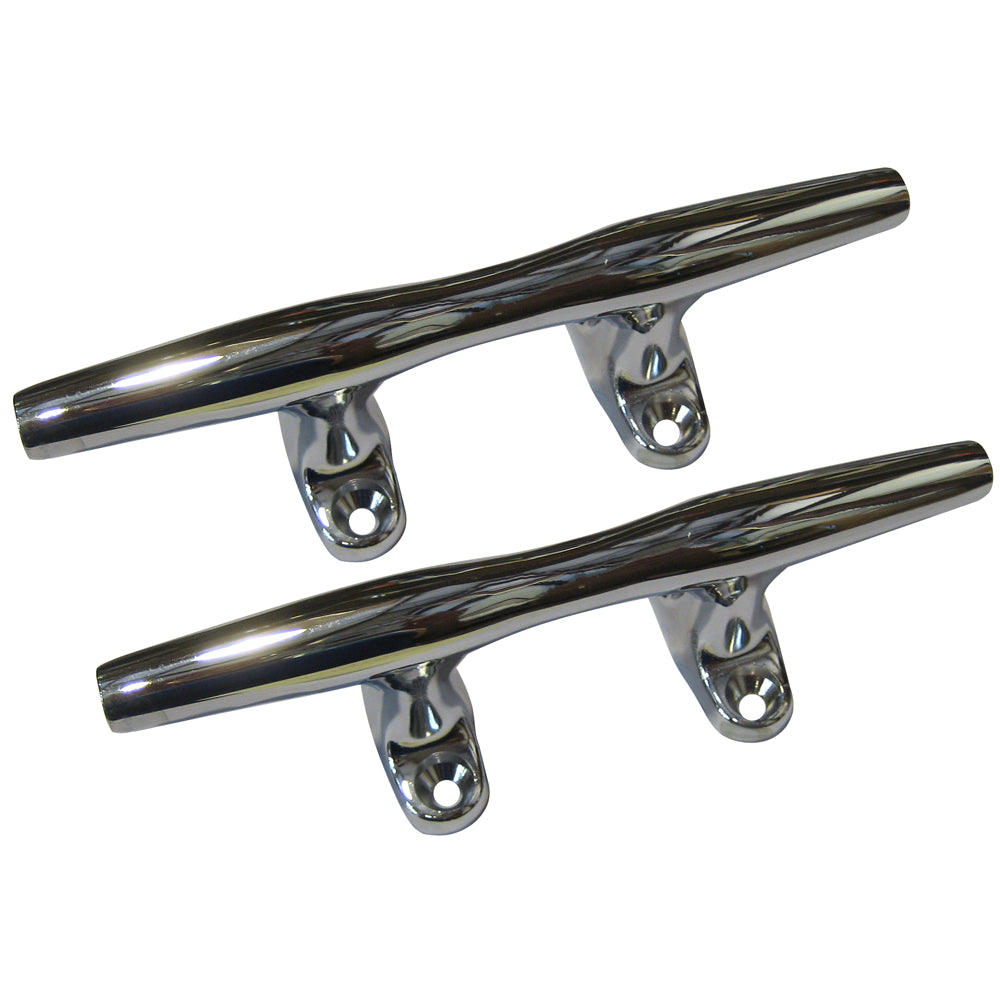 Perko 1188DP4CHR 4" Open Base Cleat - Chrome Plated Zinc - Pair