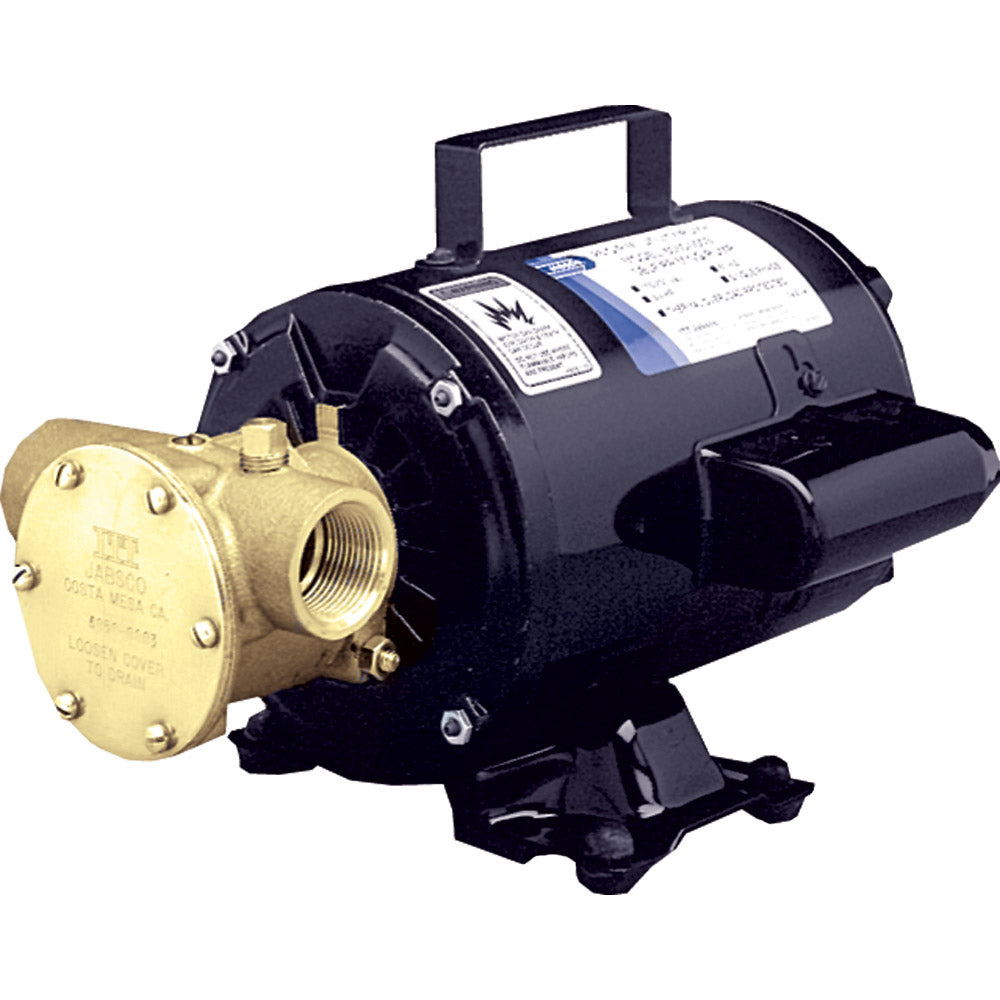 Jabsco 6050-0003 Utility Pump w/Open Drip Proof Motor - 115V