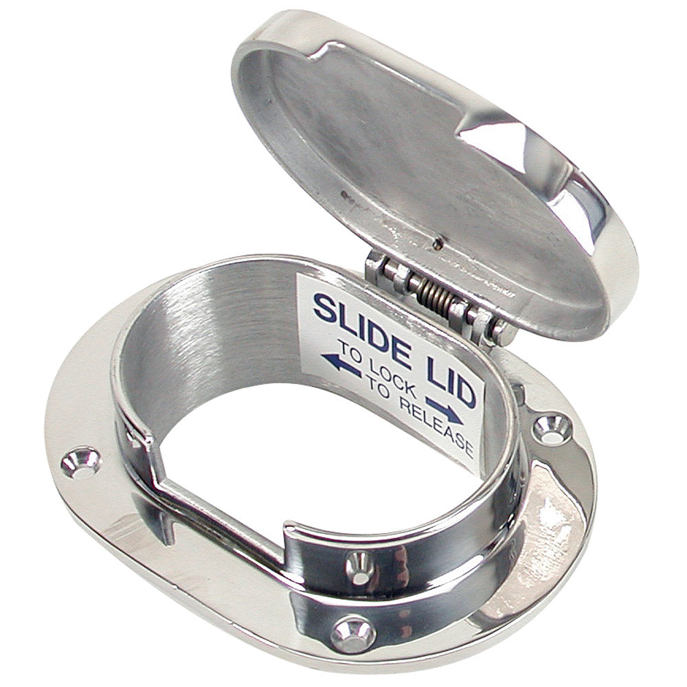 Whitecap 6008HC Chain & Rope Deck Pipe 3-7/8" x 2-1/2" Opening