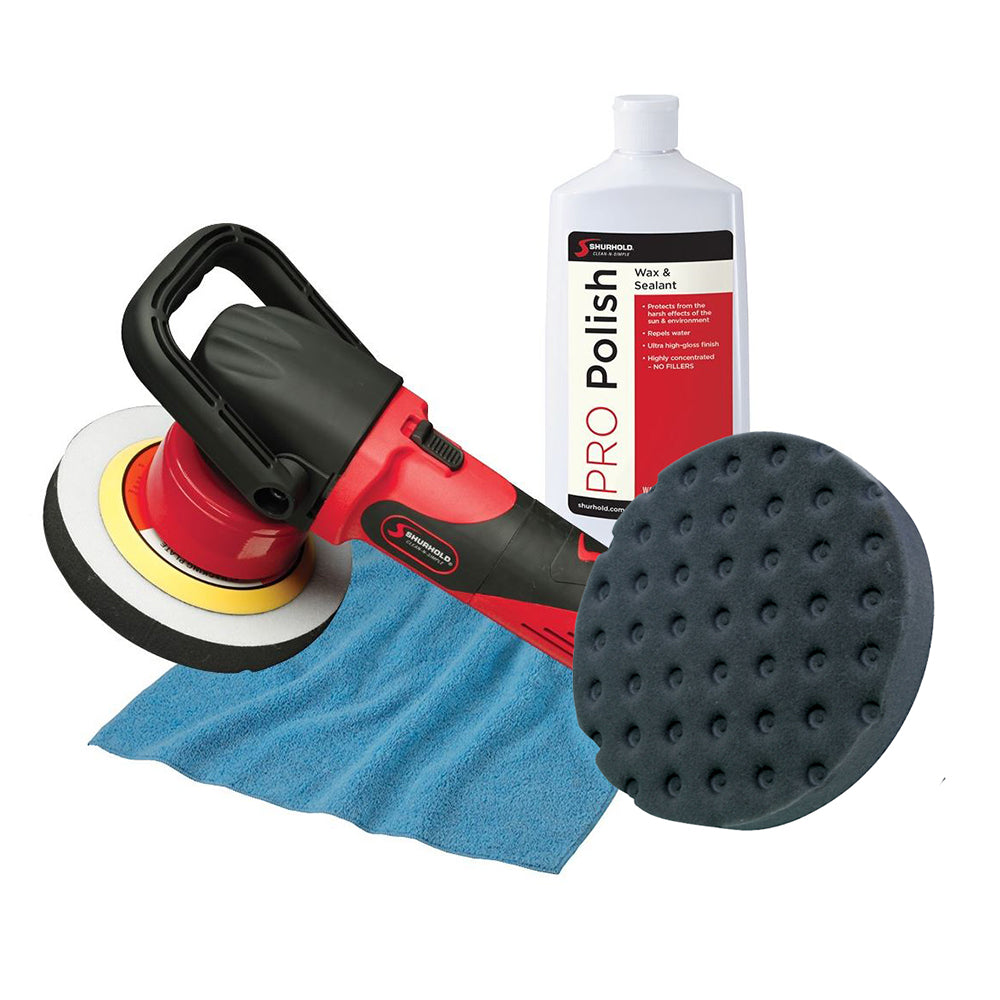Shurhold 3101 Dual Action Polisher Start Kit w/Pro Polish, Pad & MicroFiber Towel