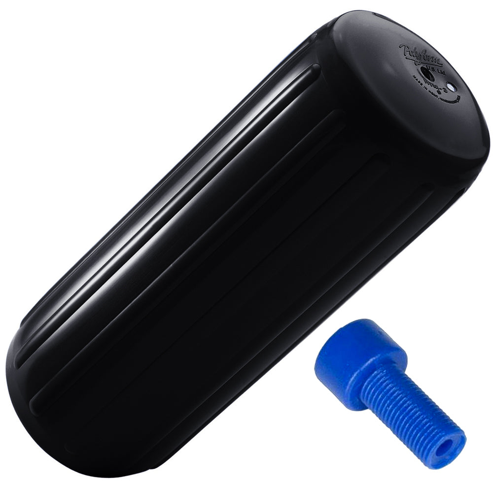 Polyform HTM-2 BLACK W/AIR ADAPTER HTM-2 Fender 8.5" x 20.5" - Black w/Adapter