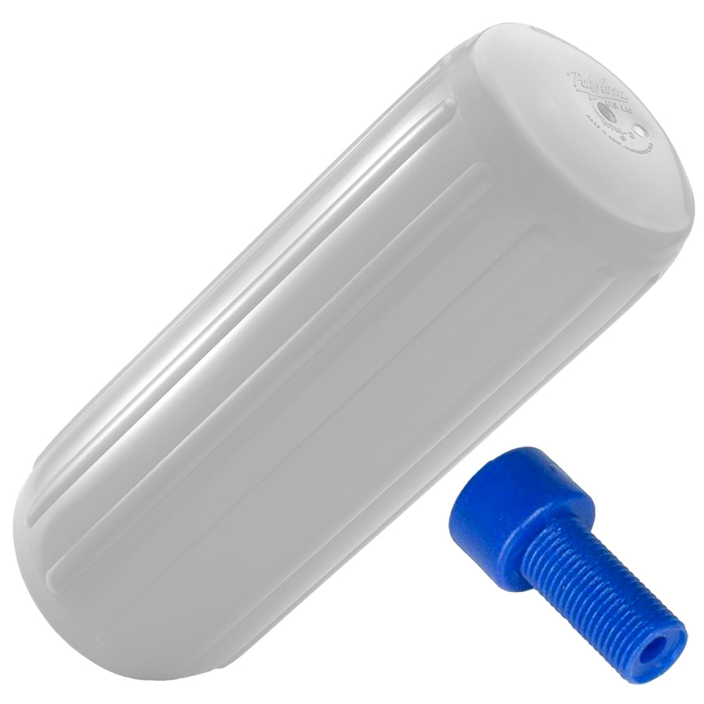 Polyform HTM-4 WHITE W/AIR ADAPTER HTM-4 Fender 13.5" x 34.8" - White w/Adapter