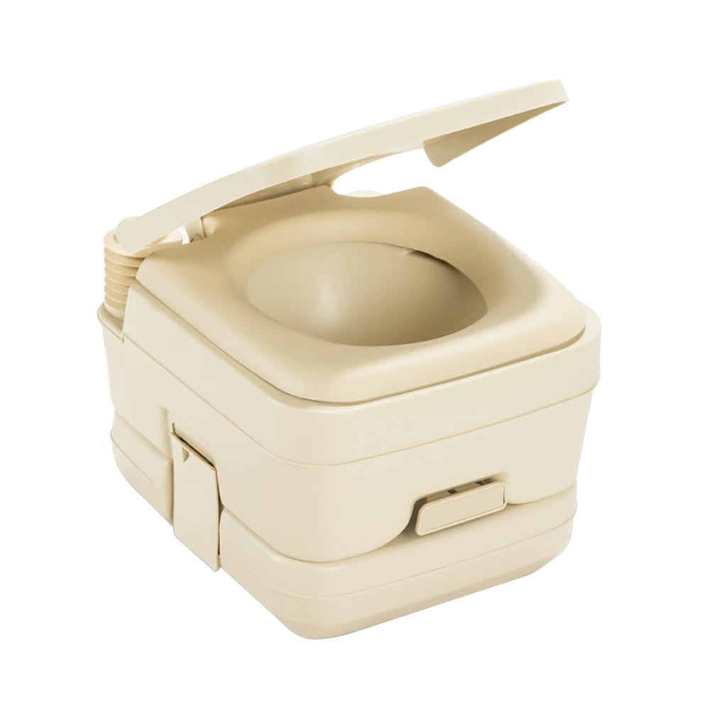 Dometic 311096402 964 Portable Toilet w/Mounting Brackets - 2.5 Gallon - Parchment