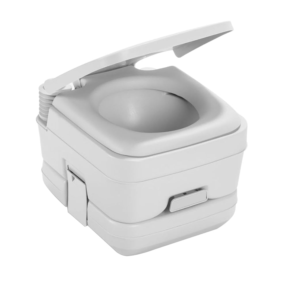 Dometic 311096406 964 Portable Toilet w/Mounting Brackets - 2.5 Gallon - Platinum