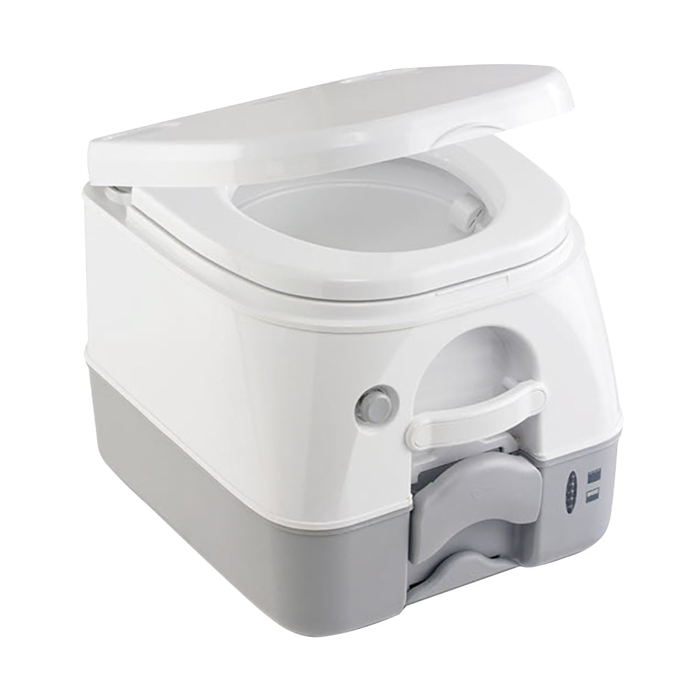 Dometic 301197406 974 MSD Portable Toilet w/Mounting Brackets - 2.6 Gallon - Grey