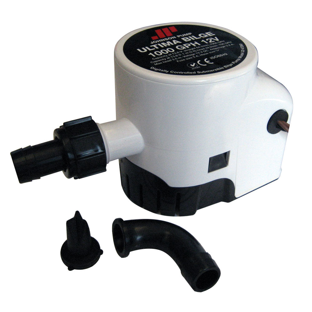 Johnson Pump 32-47260-003 Ultima Bilge 1000 GPH 3/4" Hose Dura Port