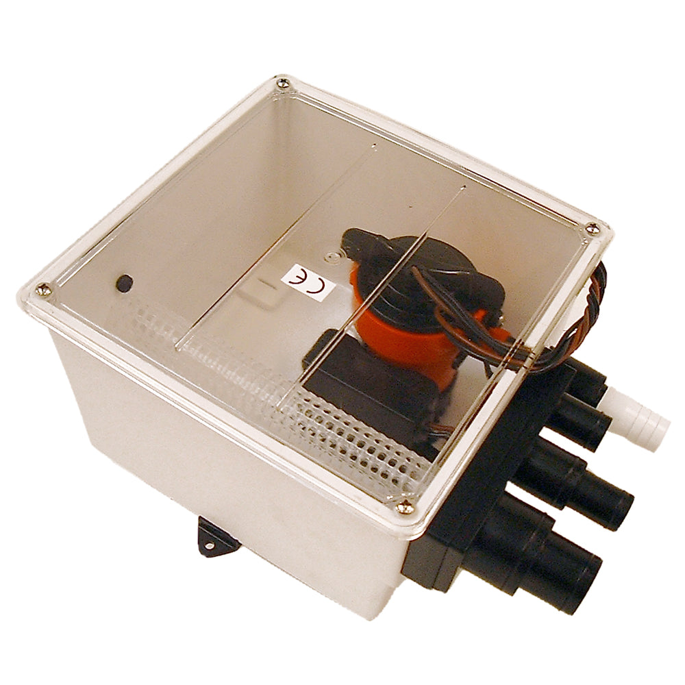 Johnson Pump 57151 1000 GPH Multi Port Shower Sump Pump 12V w/Switch