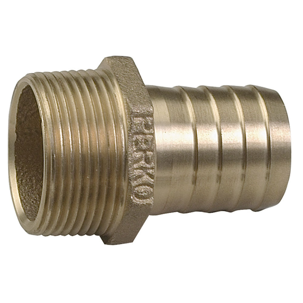 Perko 0076DP6PLB 1" Pipe To Hose Adapter Straight Bronze MADE IN THE USA