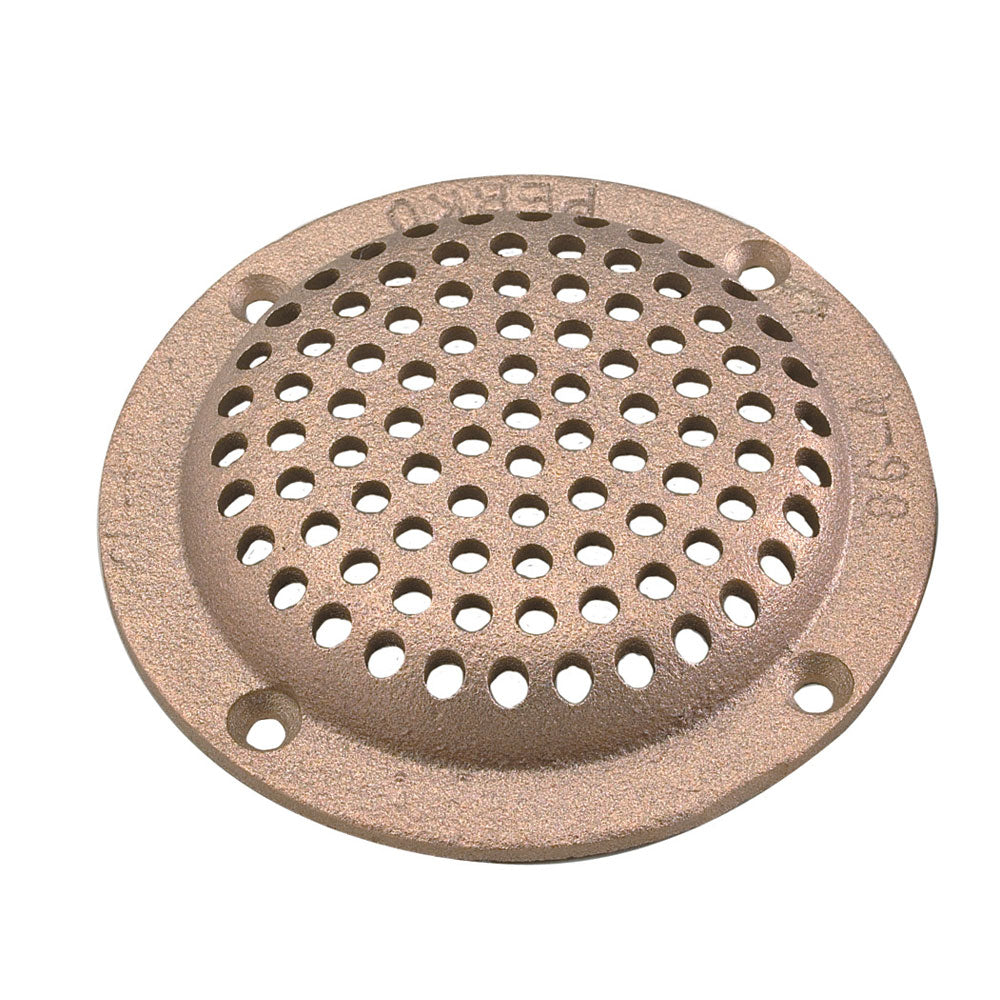 Perko 0086DP3PLB 3-1/2" Round Bronze Strainer MADE IN THE USA