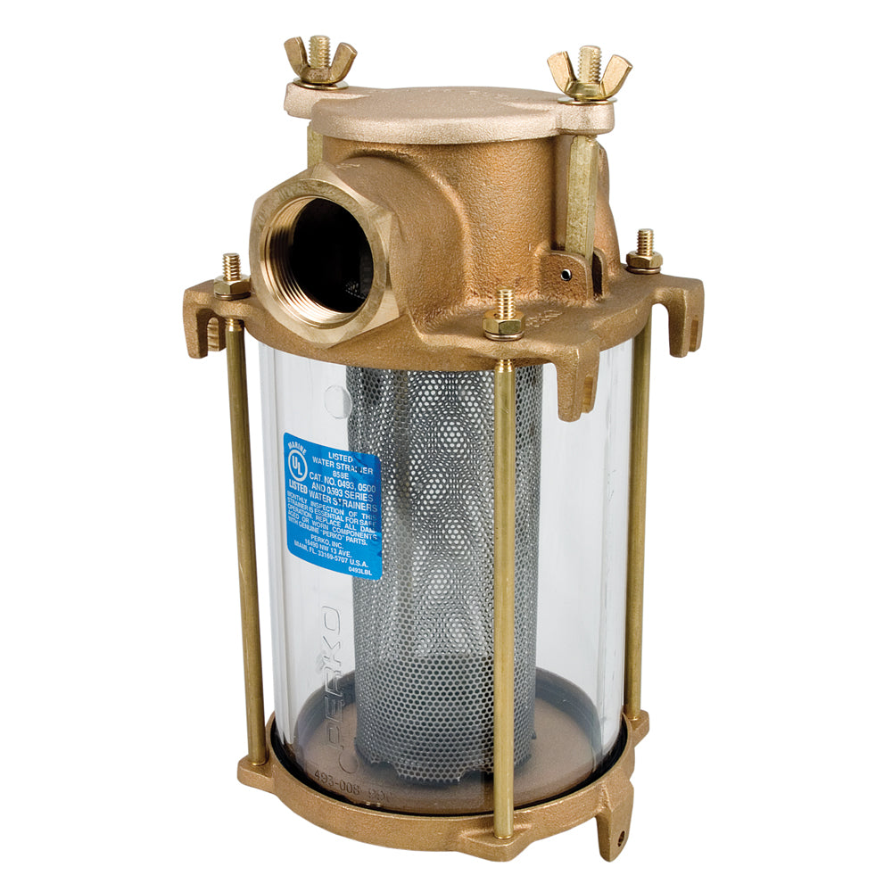 Perko 0493007PLB 1-1/4" IPS Intake Strainer Bronze Made in the USA