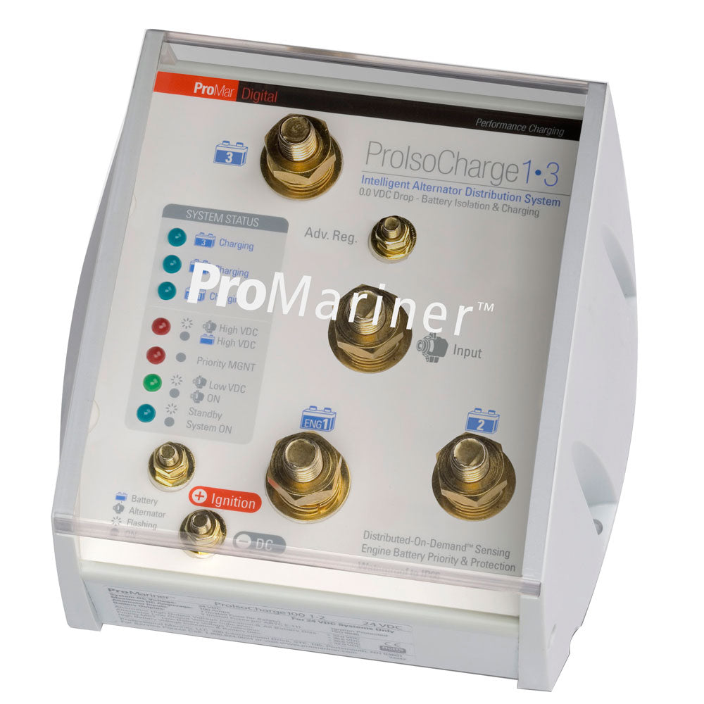 ProMariner 23124 ProIsoCharge Battery Isolator 120Amp 1-Alt 3-Bat - 12V