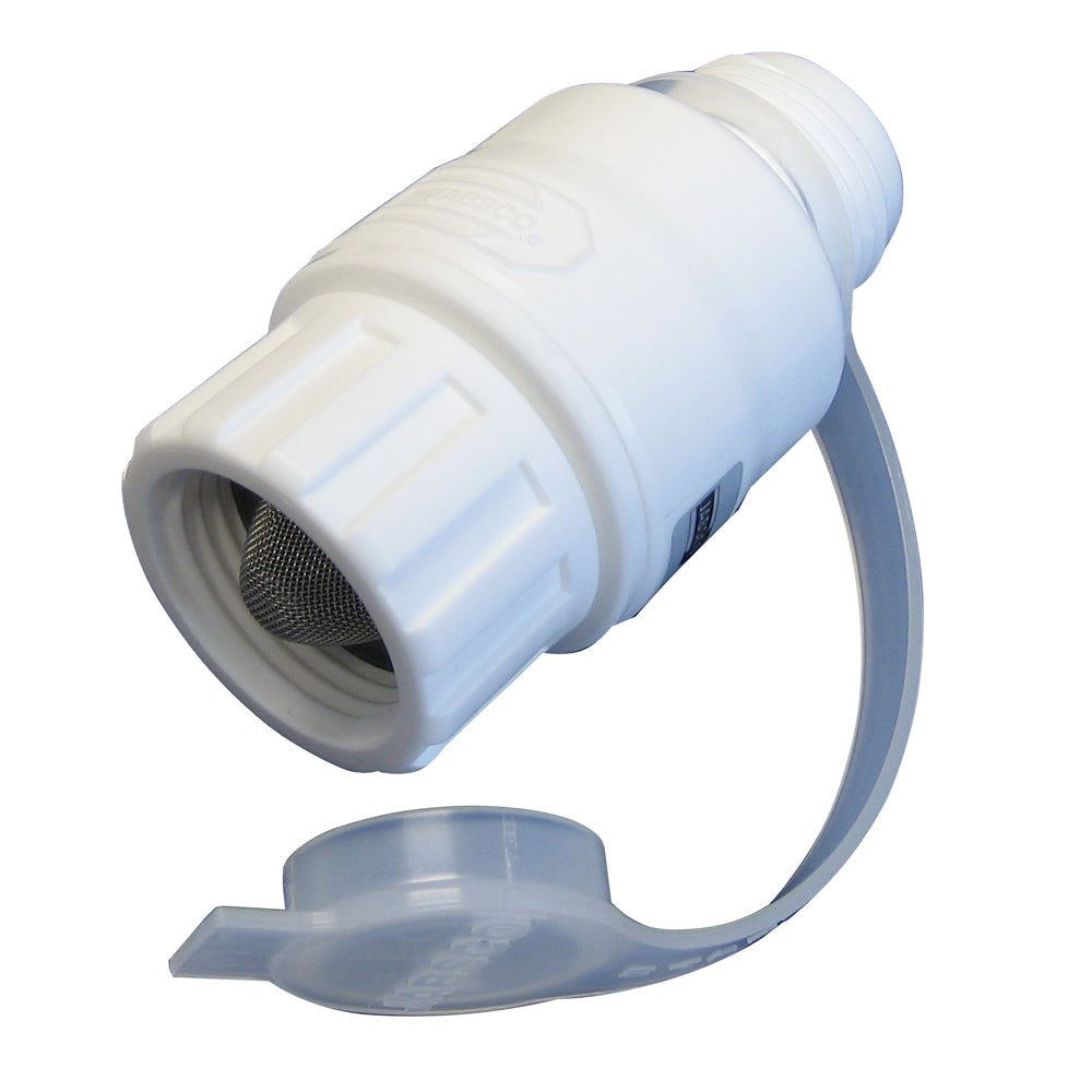 Jabsco 44411-0045 In-Line Water Pressure Regulator 45psi - White
