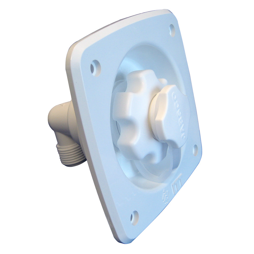 Jabsco 44411-1045 Flush Mount Water Pressure Regulator 45psi - White