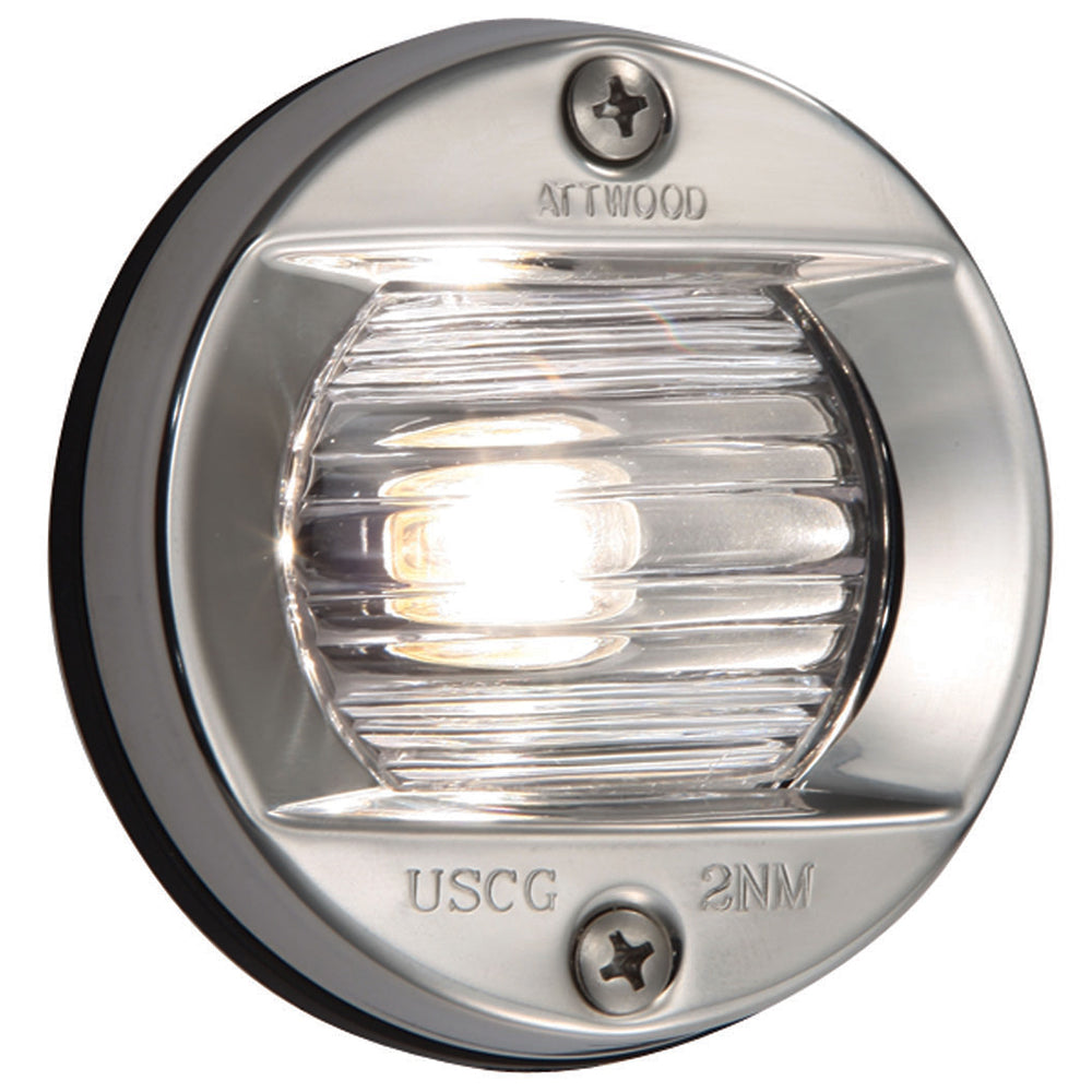 Attwood 6356D7 Vertical, Flush Mount Transom Light - Round