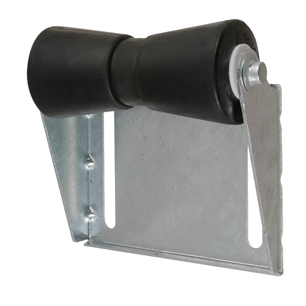 C.E. Smith 10403G Panel Bracket Assembly 8" Spool Roller - Black