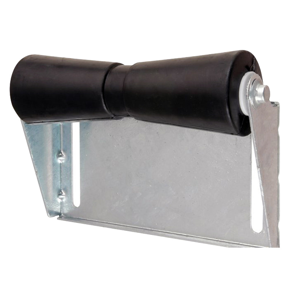C.E. Smith 10405G Panel Bracket Assembly 12" Spool Roller - Black