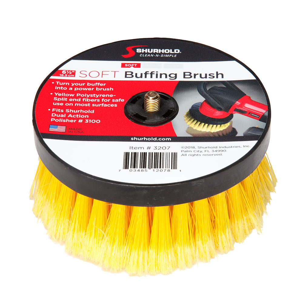 Shurhold 3207 6-1/2" Soft Brush f/Dual Action Polisher