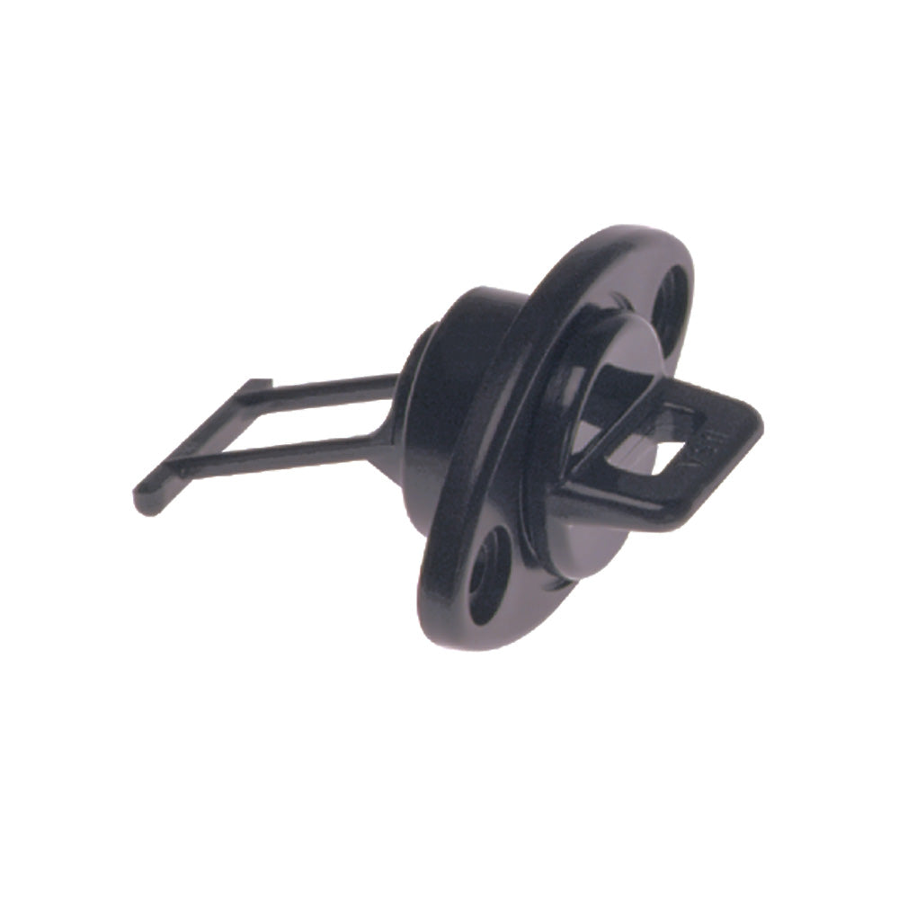 Beckson DP10-B 1" Drain Plug Screw Type w/Gasket - Black