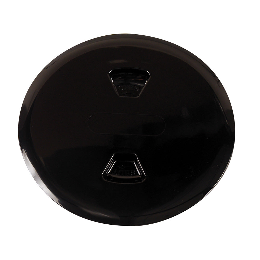 Beckson DP50-B 5" Twist-Out Deck Plate - Black