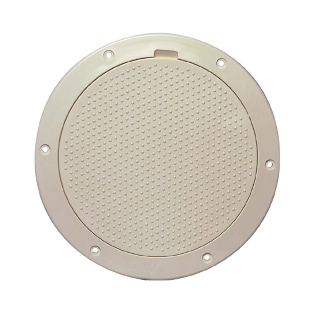 Beckson DP63-N 6" Non-Skid Pry-Out Deck Plate - Beige