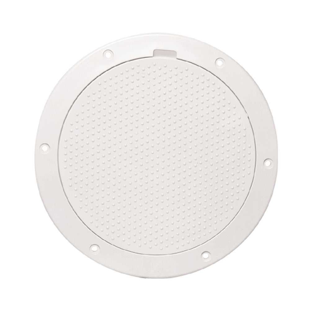 Beckson DP63-W 6" Non-Skid Pry-Out Deck Plate - White