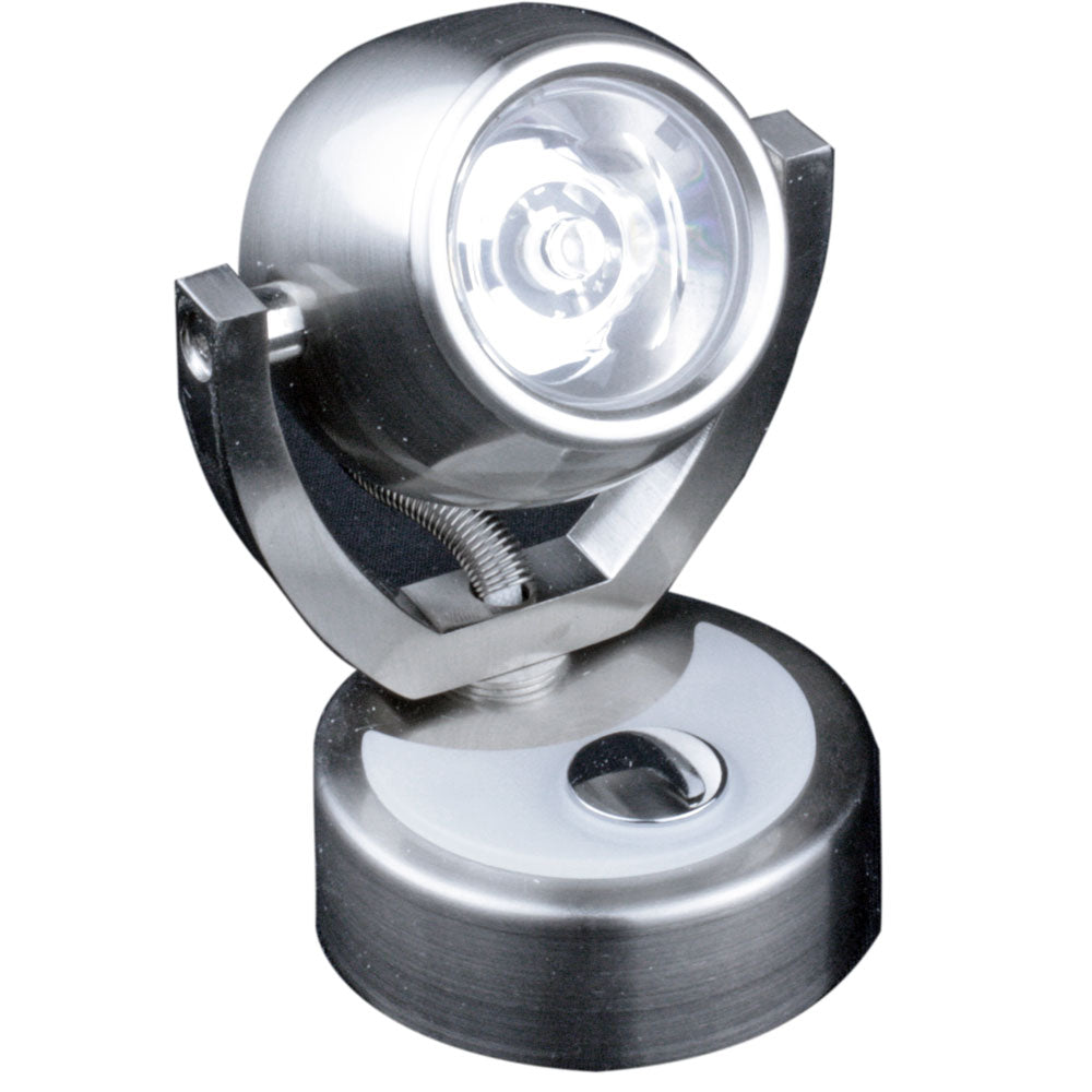 Lunasea LLB-33JW-81-OT Wall Mount LED Light w/Touch Dimming - Warm White/Brushed Nickel Finish - Rotating Light