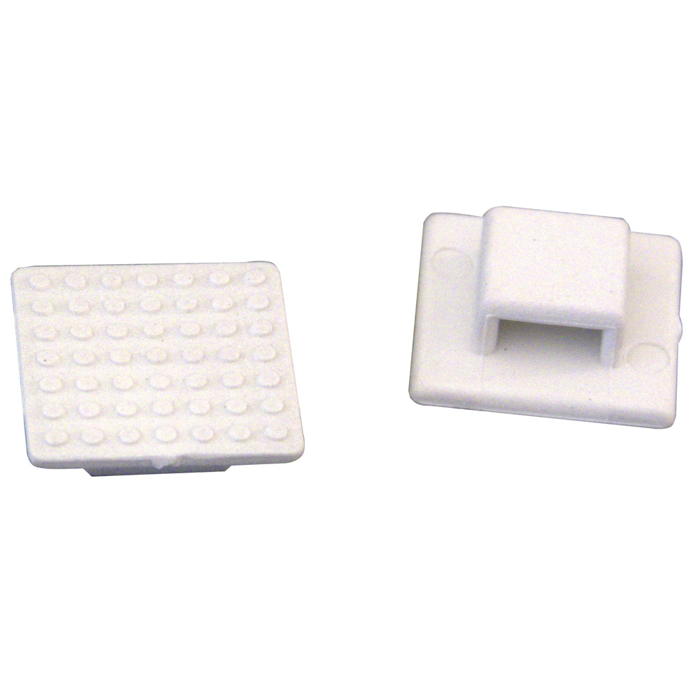 Weld Mount 803900 AT-3 Small White Nylon Wire Tie Mount - Qty. 100