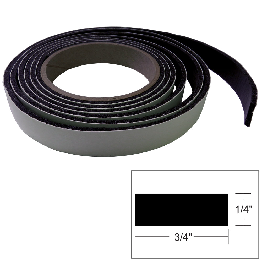 TACO V30-0748B8-2 Hatch Tape - 8'L x 1/4"H x "W - Black